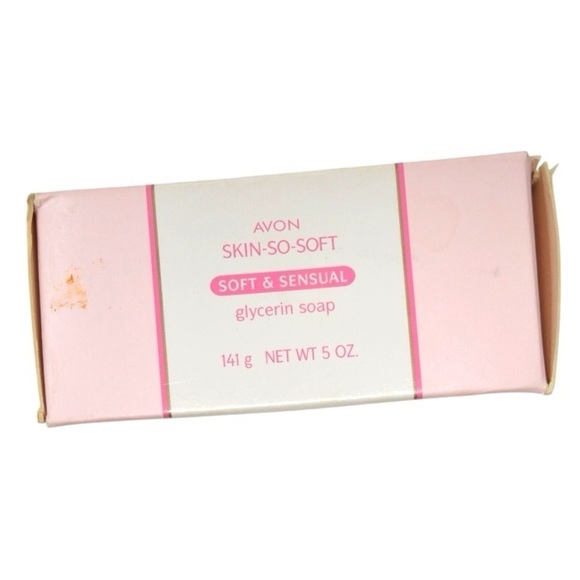 Vintage 1996 Avon Skin So Soft Soft & Sensual Glycerin Soap 5 Oz - Picture 6 of 6